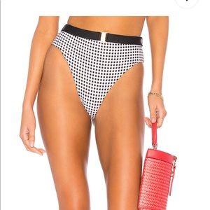 WeWoreWhat Onia High Waisted Belted Bikini Bottom